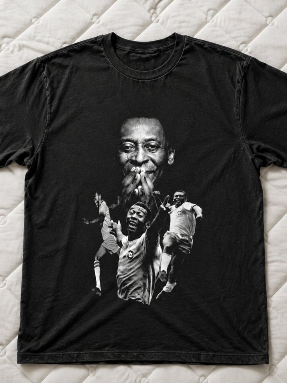 Pele Shirt, Vintage Pele Shirt, Retro Soccer Legend Tee, Bootleg Football